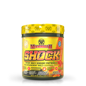 Shock Potent Multi Sensory Pre-Workout - Peach Tsunami - 40 Servings  | GNC