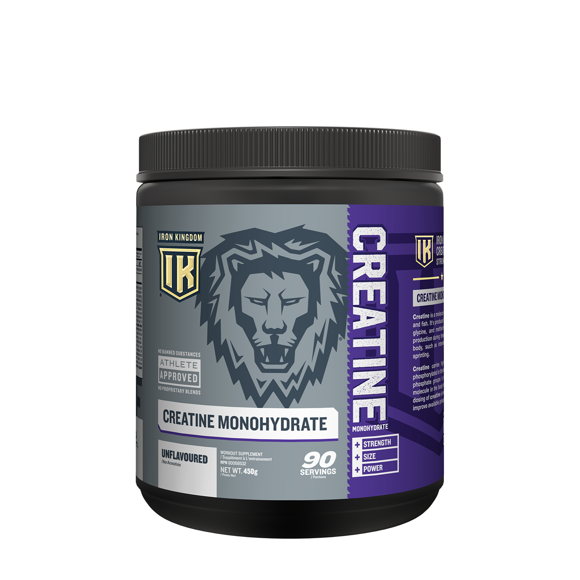 Iron Kingdom Creatine Monohydrate - Unflavoured (90 Servings)