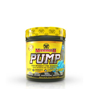 Pump High Intensity Pre-Workout - Blue Raspberry - 30 Servings  | GNC